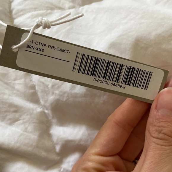 NWT EVERLANE Thong Bodysuit - Peppercorn XXS - Picture 5 of 10